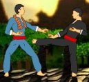 Играть игру онлайн и бесплатно: Pencak silat