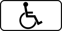 Дорожный знак: 8.17 Инвалиды