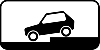Дорожный знак: 8.6.6 Способ постановки транспортного средства на стоянку
