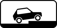 Дорожный знак: 8.6.7 Способ постановки транспортного средства на стоянку