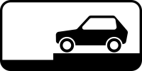 Дорожный знак: 8.6.8 Способ постановки транспортного средства на стоянку
