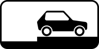 Дорожный знак: 8.6.9 Способ постановки транспортного средства на стоянку