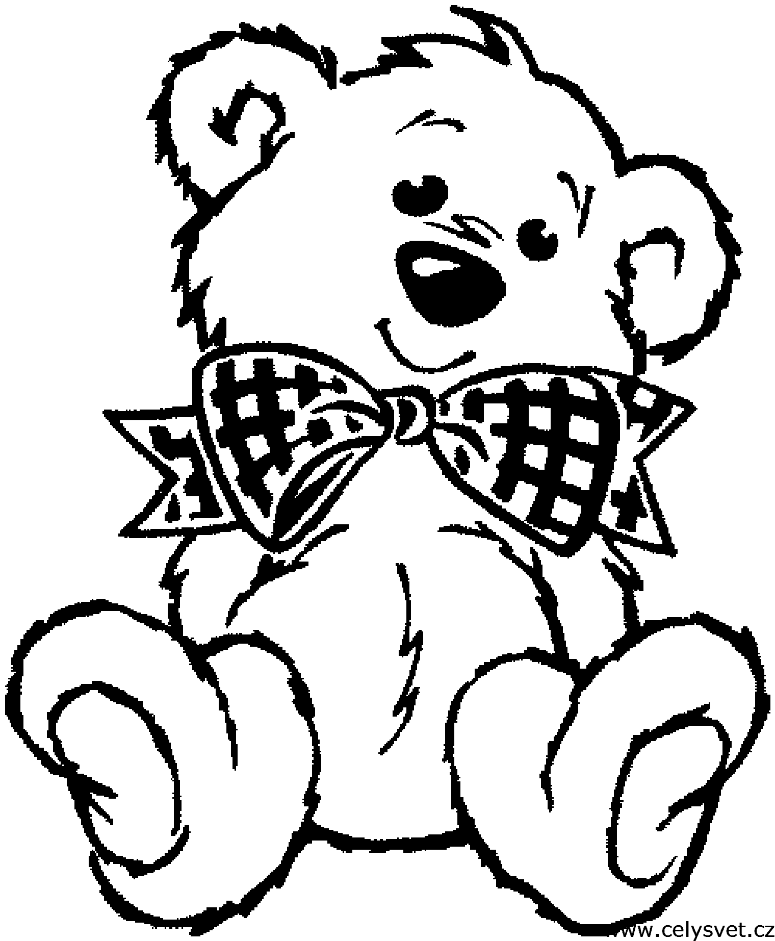 Распечатать бесплатные раскраски для детей: Животные: Медведи
