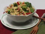 Кулинарный рецепт Макаронный салат с овощами и майонезом