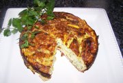 Кулинарный рецепт Пирог из слоеного теста с сыром и зеленью