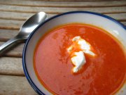 Кулинарный рецепт Суп из перца с тунцом