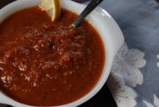 Кулинарный рецепт Суп из запеченных томатов