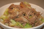 Кулинарный рецепт Свиная вырезка с капустой